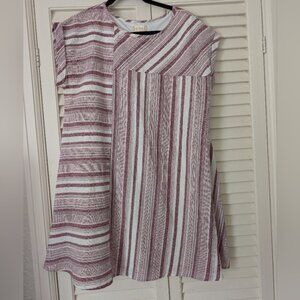 Altar'd State  Red and White Striped Mini Dress